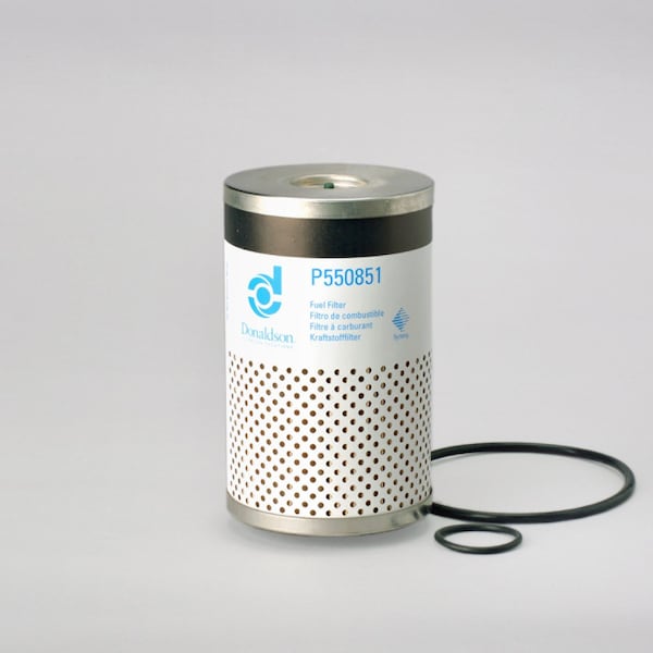 Donaldson Fuel Filter, Fuel/Water Separator, Cartridge, Out Dia 4.21 In. 107Mm Inner Dia 0.66 In. 25 Micron P550851 - main